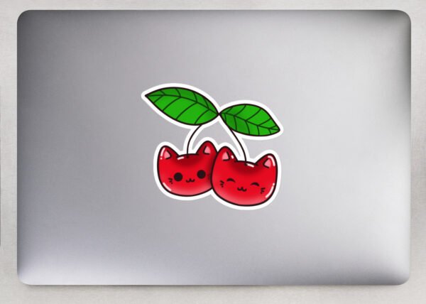 Cherry cat Stickers